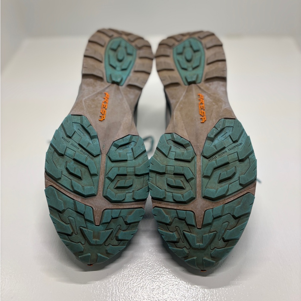 SCARPA Rush Trail Running Shoes Women’s 10 men’s 9 Teal  Vibram Hiking Sneakers - Picture 8 of 16